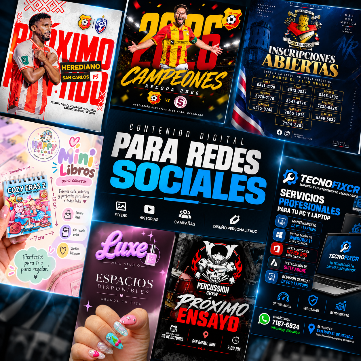 Contenido digital para redes sociales realizado por DM Visual